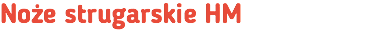 Noże strugarskie HM 